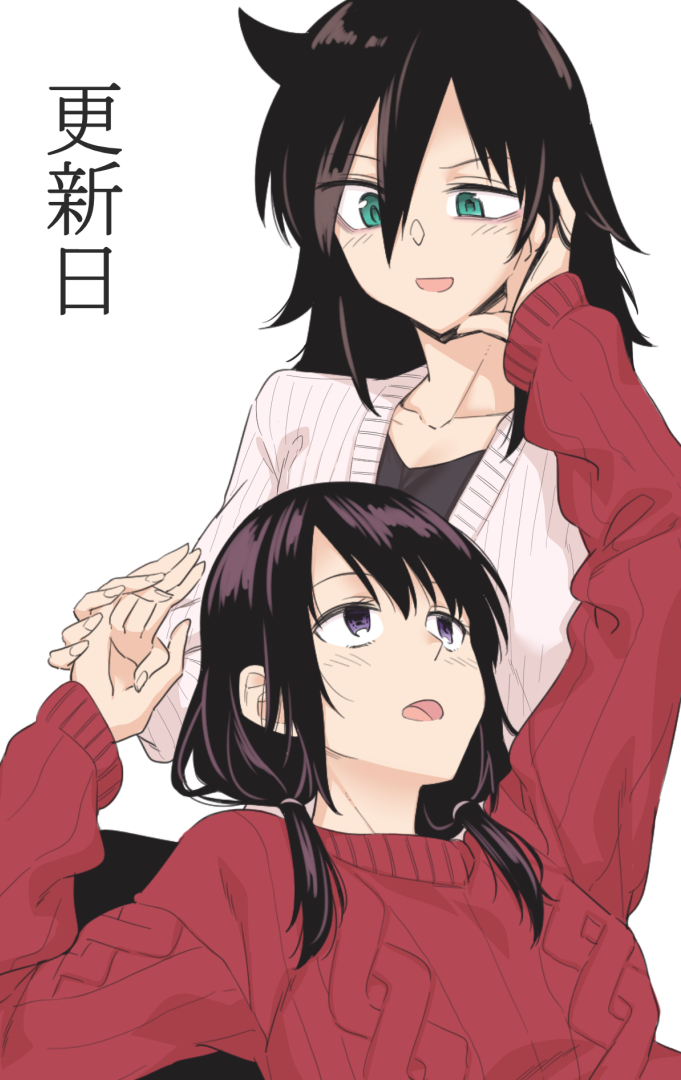 kuroki tomoko and tamura yuri (watashi ga motenai no wa dou kangaetemo omaera ga warui!) drawn by orikuchi_hirata
