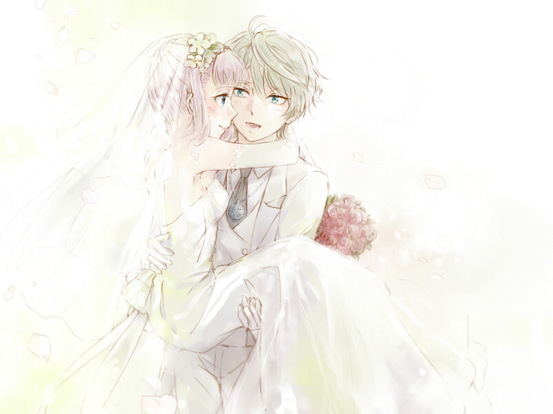 slaine troyard and lemrina vers envers (aldnoah.zero) drawn by xsinon