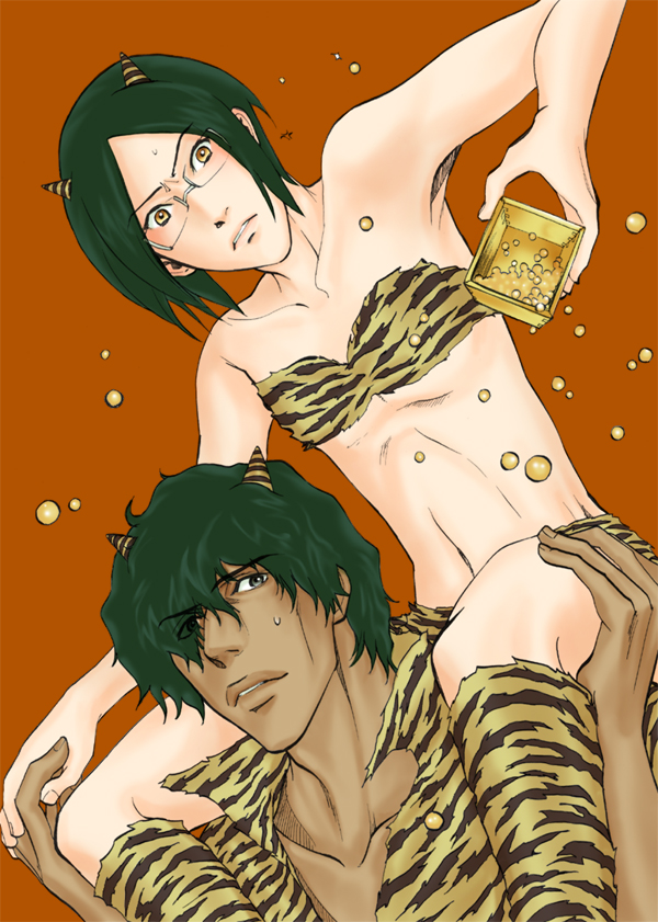 lum, ishida uryuu, and sado yasutora (bleach and 1 more) drawn by gekkousha