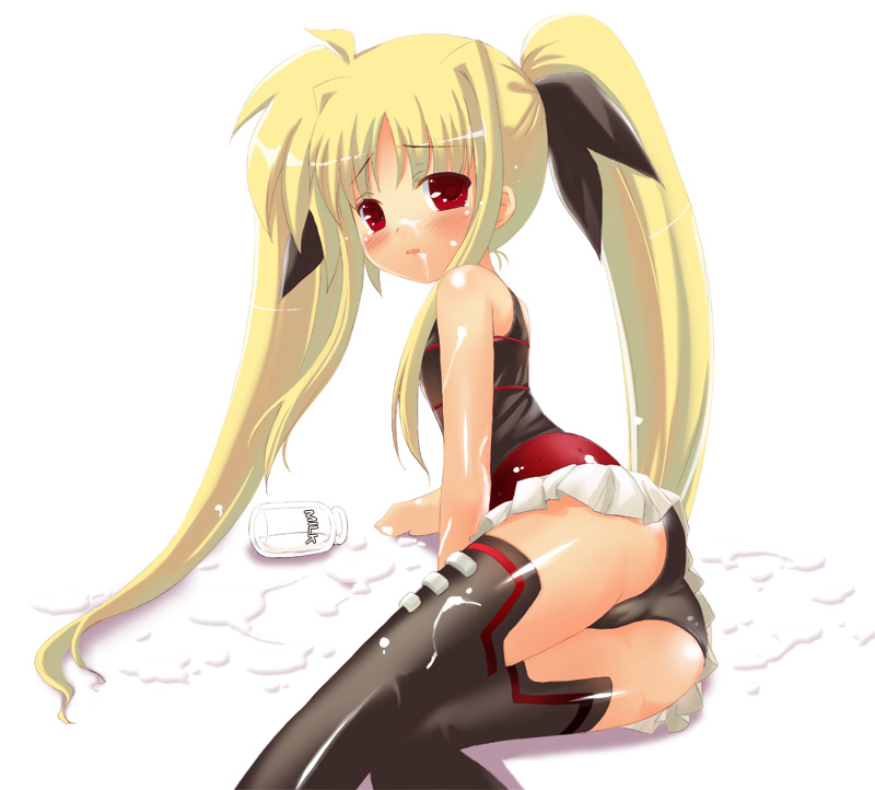 fate testarossa (lyrical nanoha and 2 more) drawn by sdwing