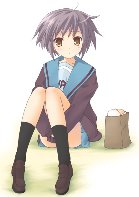 nagato yuki (suzumiya haruhi no yuuutsu) drawn by chuujou_kagetsu