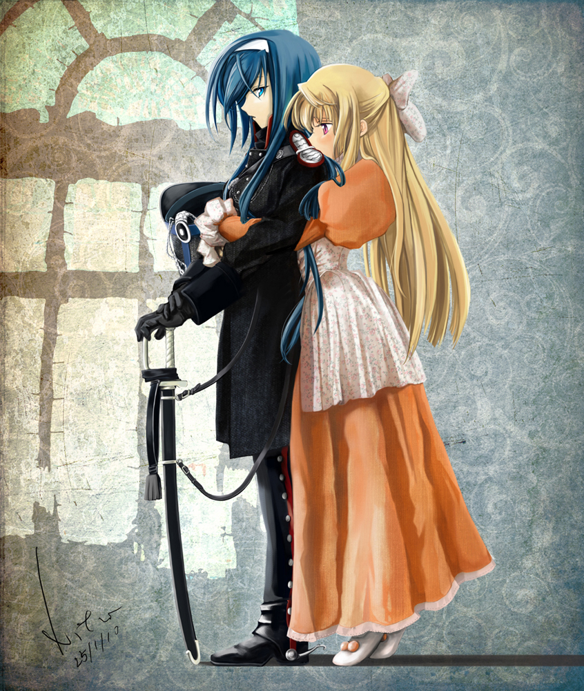 himemiya chikane and kurusugawa himeko (kannazuki no miko) drawn by nitro