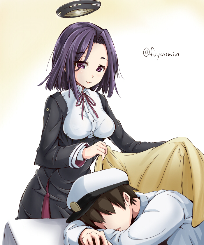 admiral and tatsuta (kantai collection) drawn by fuyu_mi