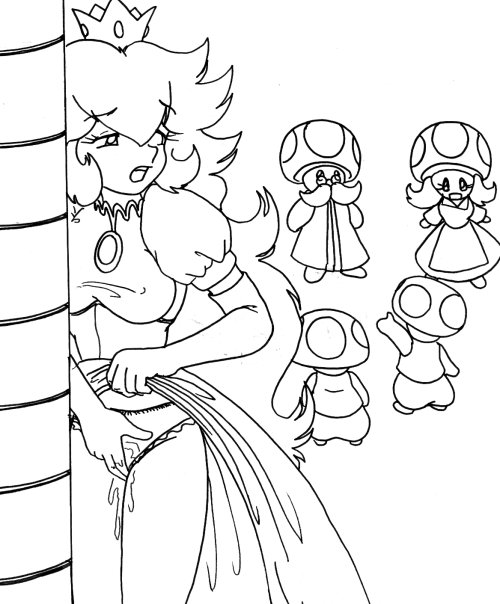 princess peach, toad, and chancellor (mario and 1 more)