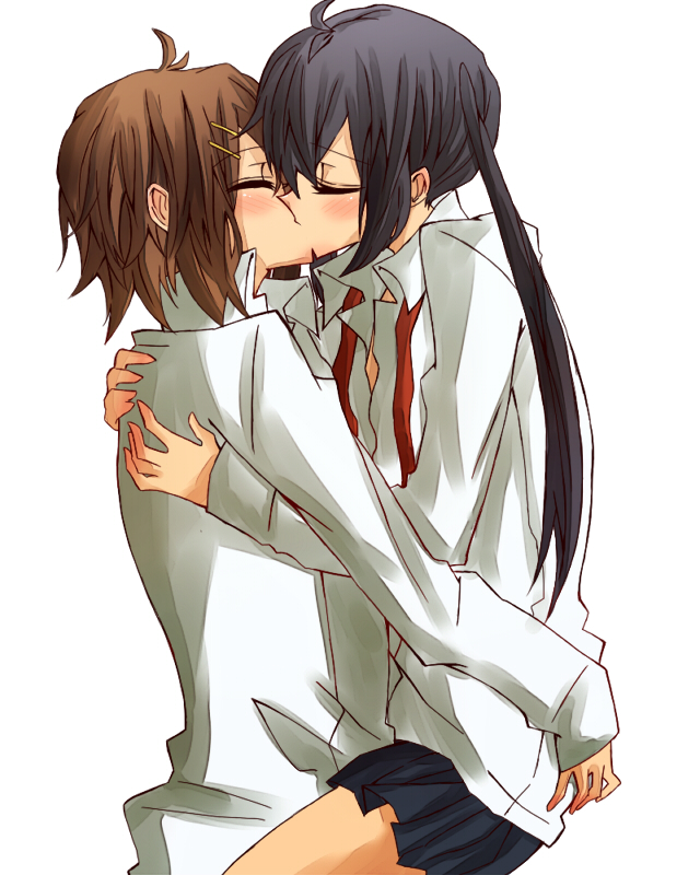nakano azusa and hirasawa yui (k-on!) drawn by aul