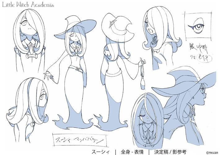 sucy manbavaran (little witch academia) drawn by yoshinari_you