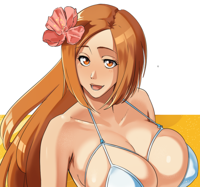 inoue orihime (bleach and 1 more) drawn by castell
