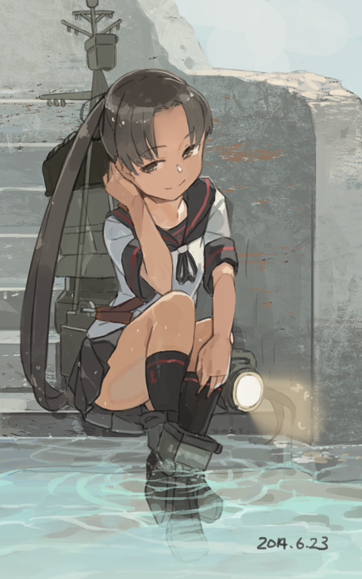 ayanami and ayanami kai ni (kantai collection) drawn by toro_(konirio)
