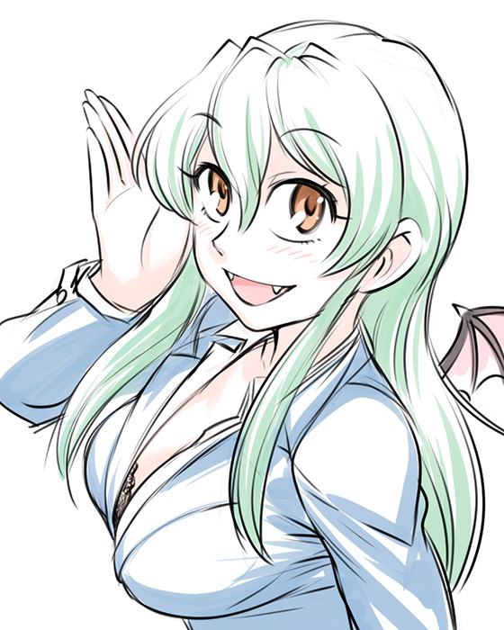 shiragami youko (jitsu wa watashi wa) drawn by ueyama_michirou