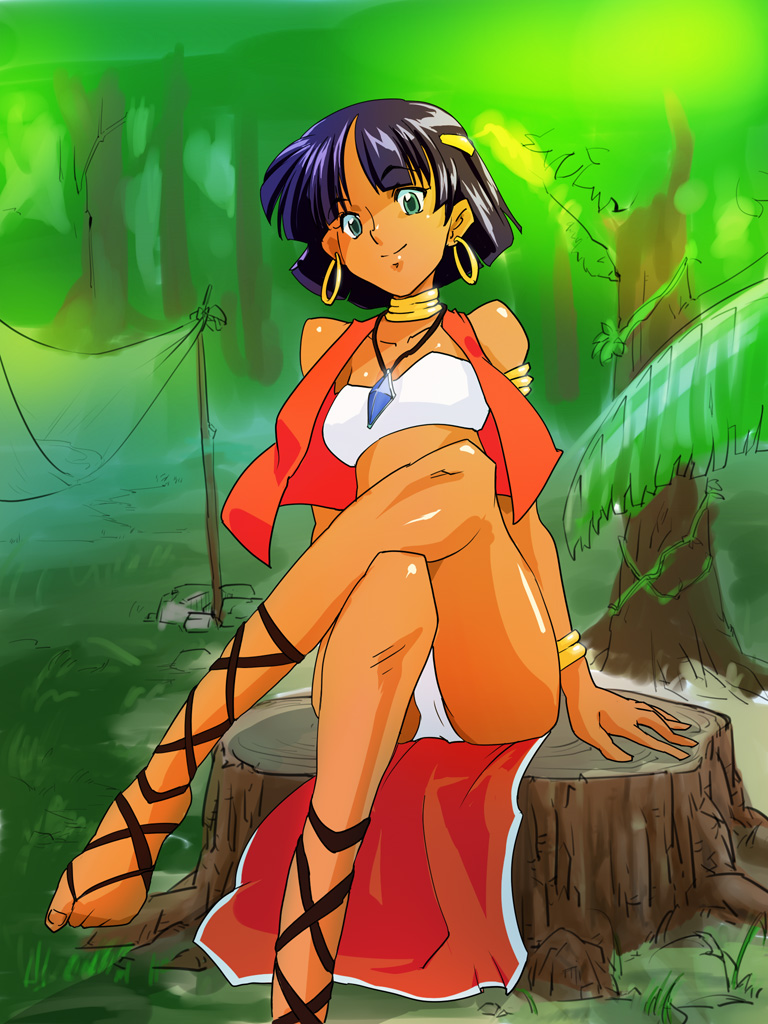 nadia la arwall (fushigi no umi no nadia) drawn by f_(fuji)