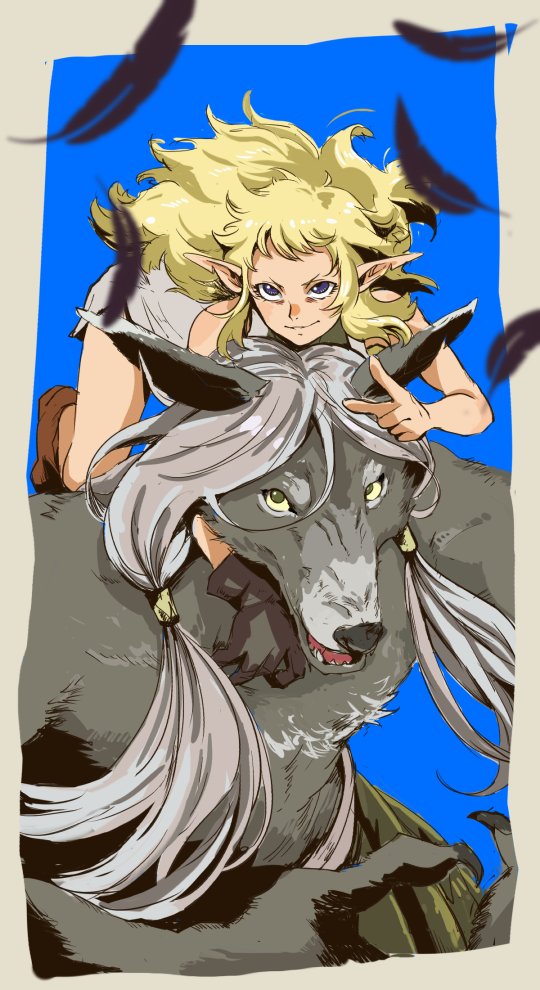 fleki and lycion (dungeon meshi) drawn by 71_(nanaichi_drafting)