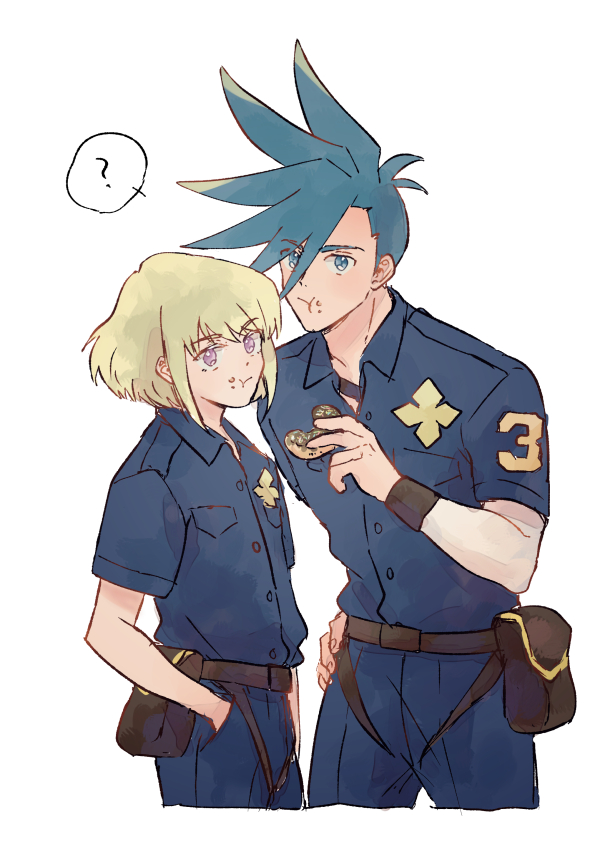 lio fotia and galo thymos (promare) drawn by mofmai