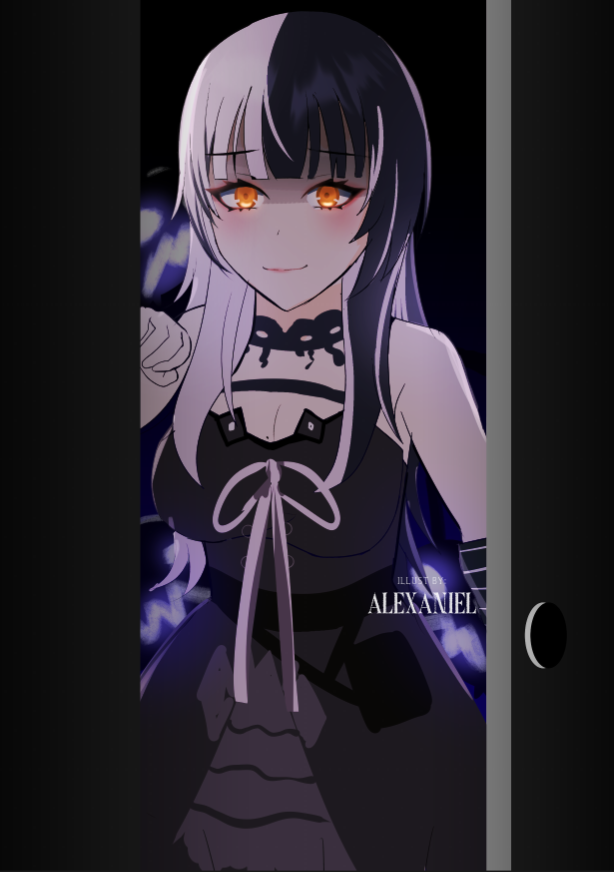 shiori novella (hololive and 1 more) drawn by alexaniel