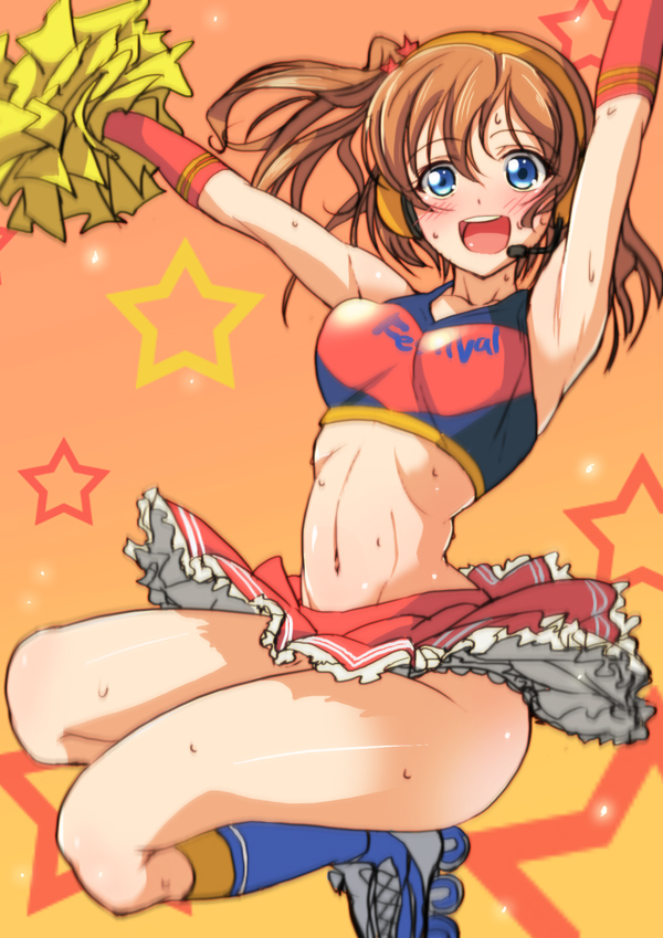 kosaka honoka (love live! and 2 more) drawn by kosuke_haruhito