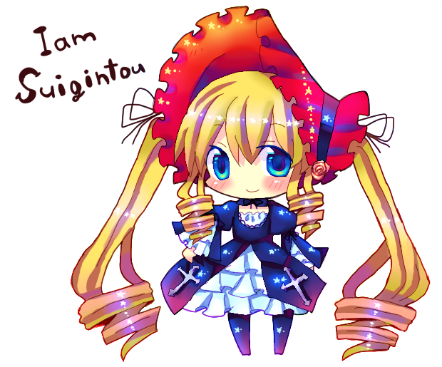 suigintou and shinku (rozen maiden) drawn by chocolat_(momoiro_piano)