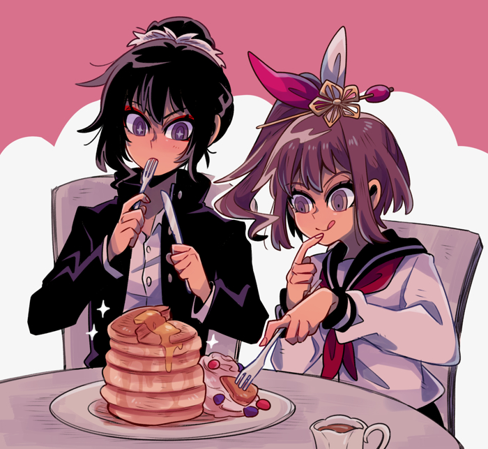 kunoichi and sarutobi sasuke (sengoku musou) drawn by mako_gai