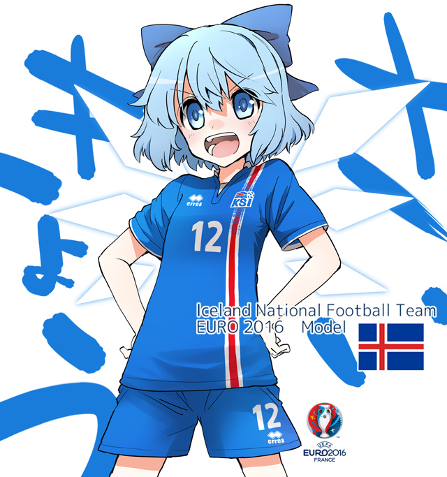 cirno (touhou and 2 more) drawn by fujii_jun
