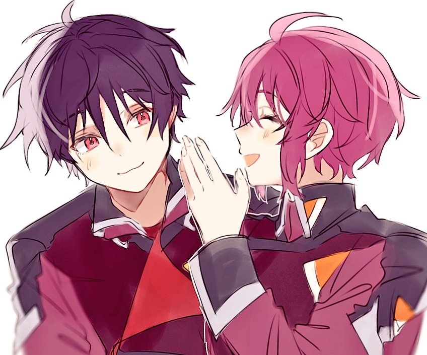 lunamaria hawke and shinn asuka (gundam and 2 more) drawn by er1ji6ou2004