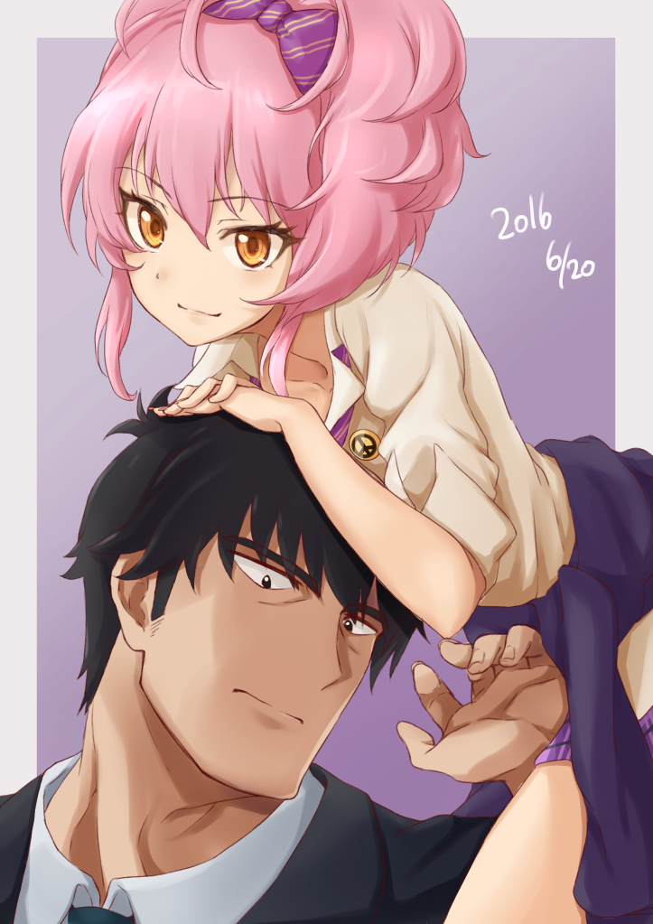 producer and jougasaki mika (idolmaster and 1 more) drawn by morino_shoutarou