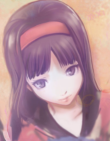 amagi yukiko (persona and 1 more) drawn by rasneko