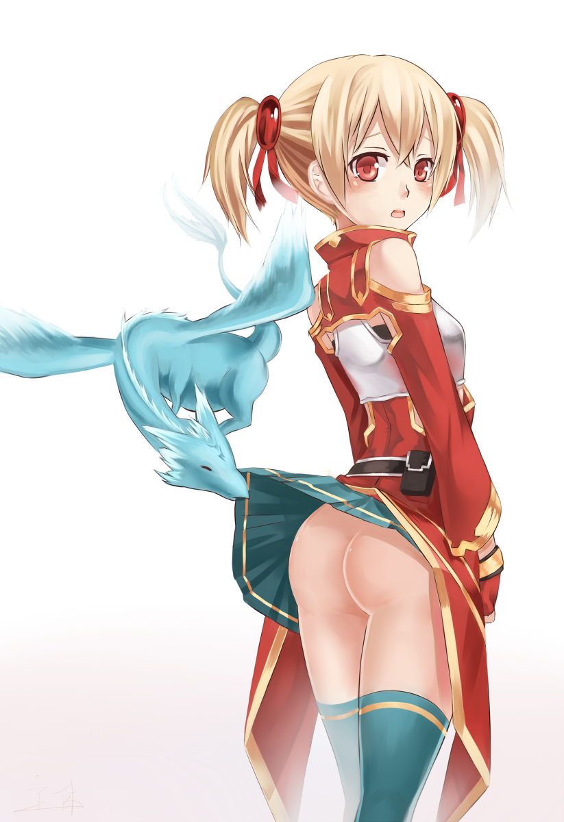 silica and pina (sword art online) drawn by yizhirenben