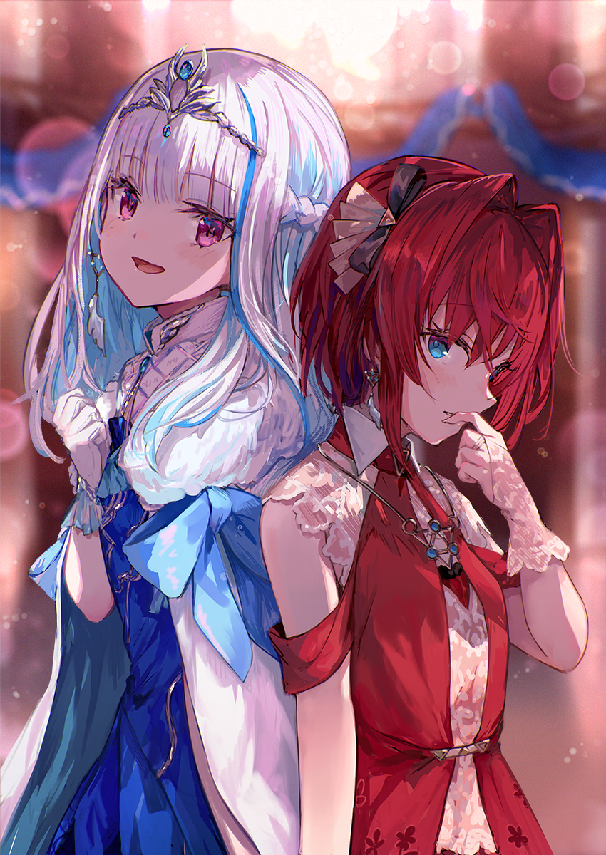 lize helesta and ange katrina (nijisanji) drawn by makihitsuji