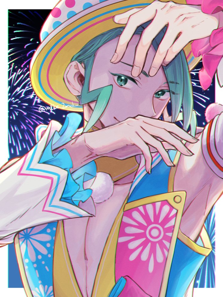 wallace (pokemon and 1 more) drawn by mutsu_(hachimame)