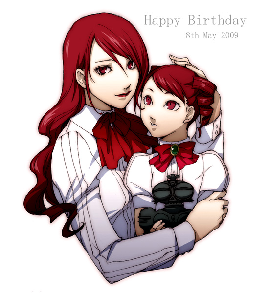 kirijou mitsuru and arahabaki (persona and 1 more) drawn by inuduka_shinobu