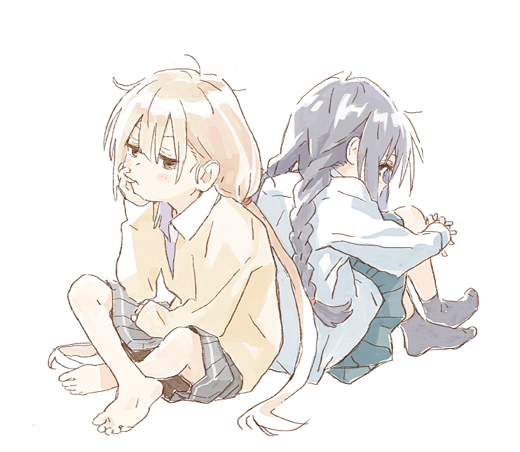 futaba anzu and miyoshi sana (idolmaster and 1 more) drawn by matsuo_yuusuke