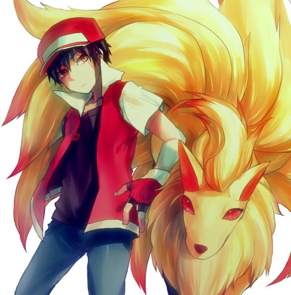red, ninetales, and pixiv red (pokemon and 1 more) drawn by dada_(dolce)