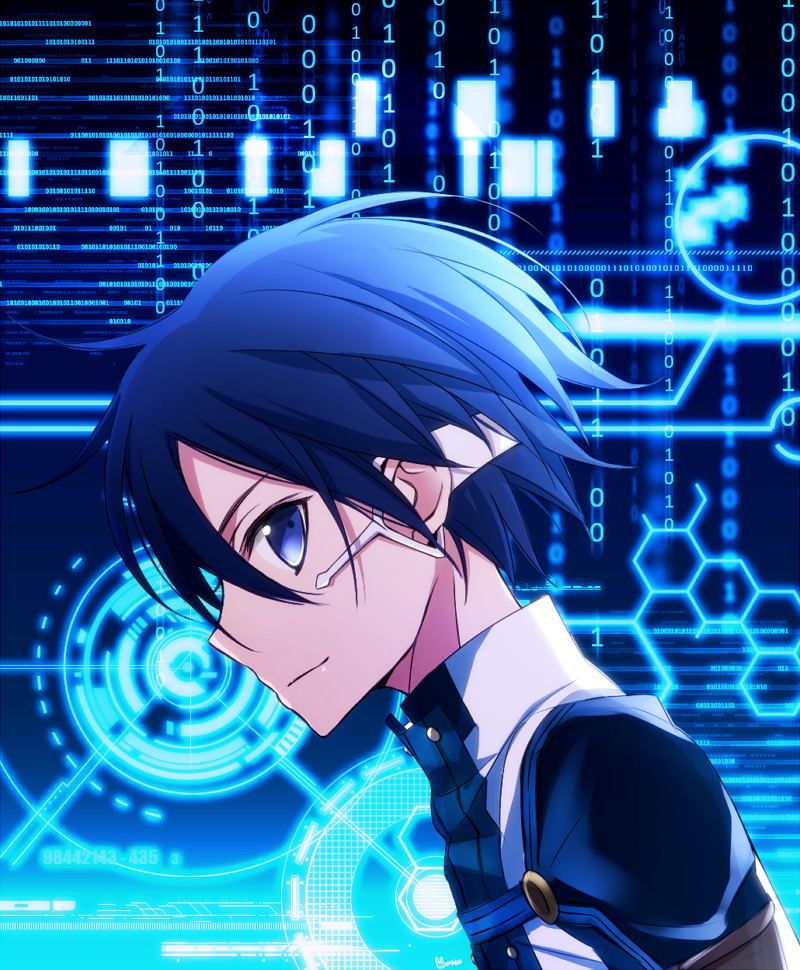 kirito (sword art online and 1 more) drawn by tsukimori_usako
