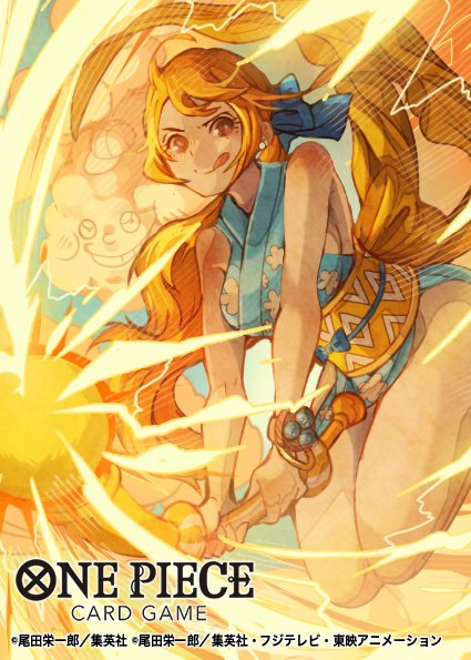 nami and zeus (one piece and 1 more) drawn by nanahara_shie