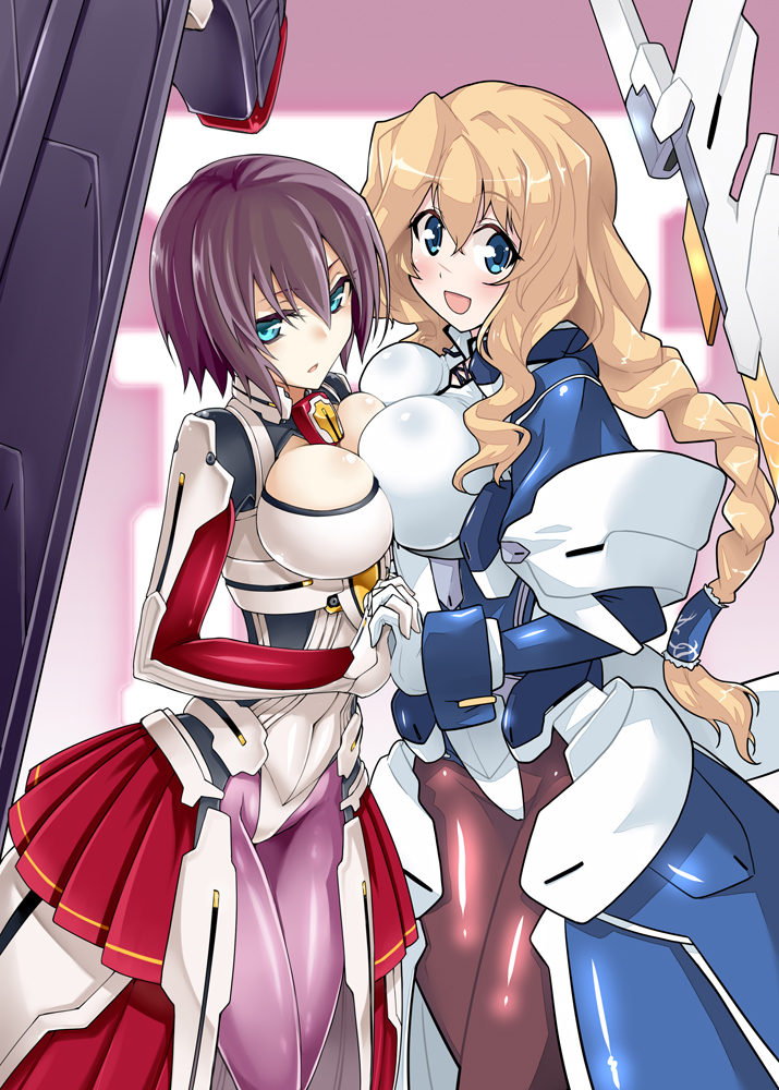 mary stuart and tachibana gin (kyoukaisenjou no horizon) drawn by kodama_yuu and tsurugi_yasuyuki