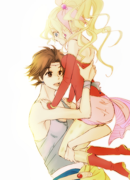 terra branford and bartz klauser (final fantasy and 3 more) drawn by yuki_ya