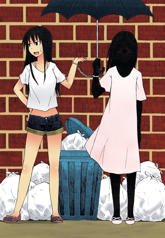 kitsu chiri and kitsu tane (sayonara zetsubou sensei) drawn by ichiba_youichi
