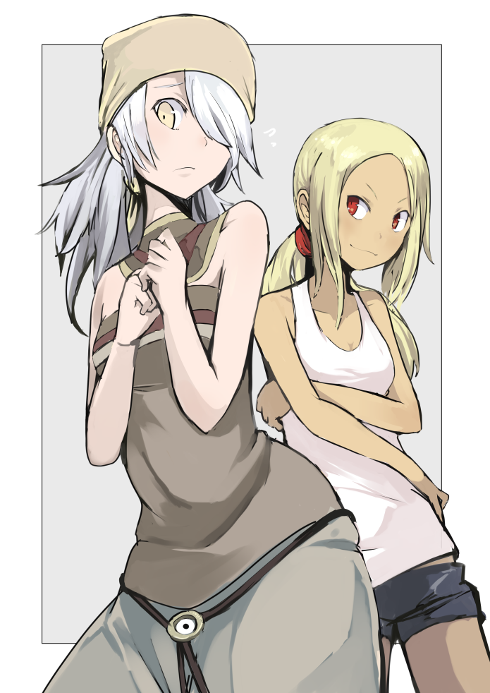 kitten and cecie (gravity daze and 1 more) drawn by shun_soku