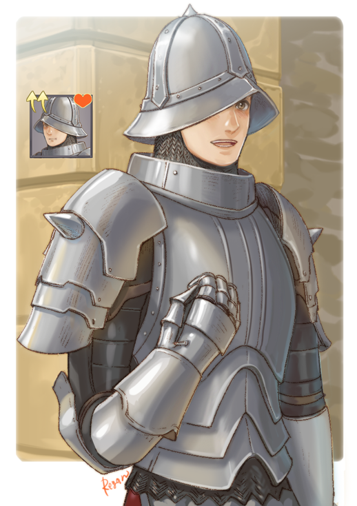 gatekeeper (fire emblem and 2 more) drawn by regan_(hatsumi)