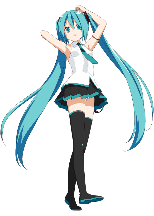 hatsune miku (vocaloid) drawn by kani_biimu