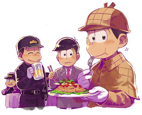 matsuno osomatsu, matsuno jyushimatsu, and matsuno todomatsu (osomatsu and 1 more) drawn by mouflon_sun