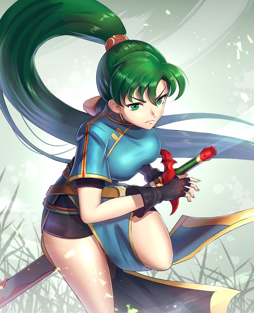 lyn (fire emblem and 2 more) drawn by gonzarez