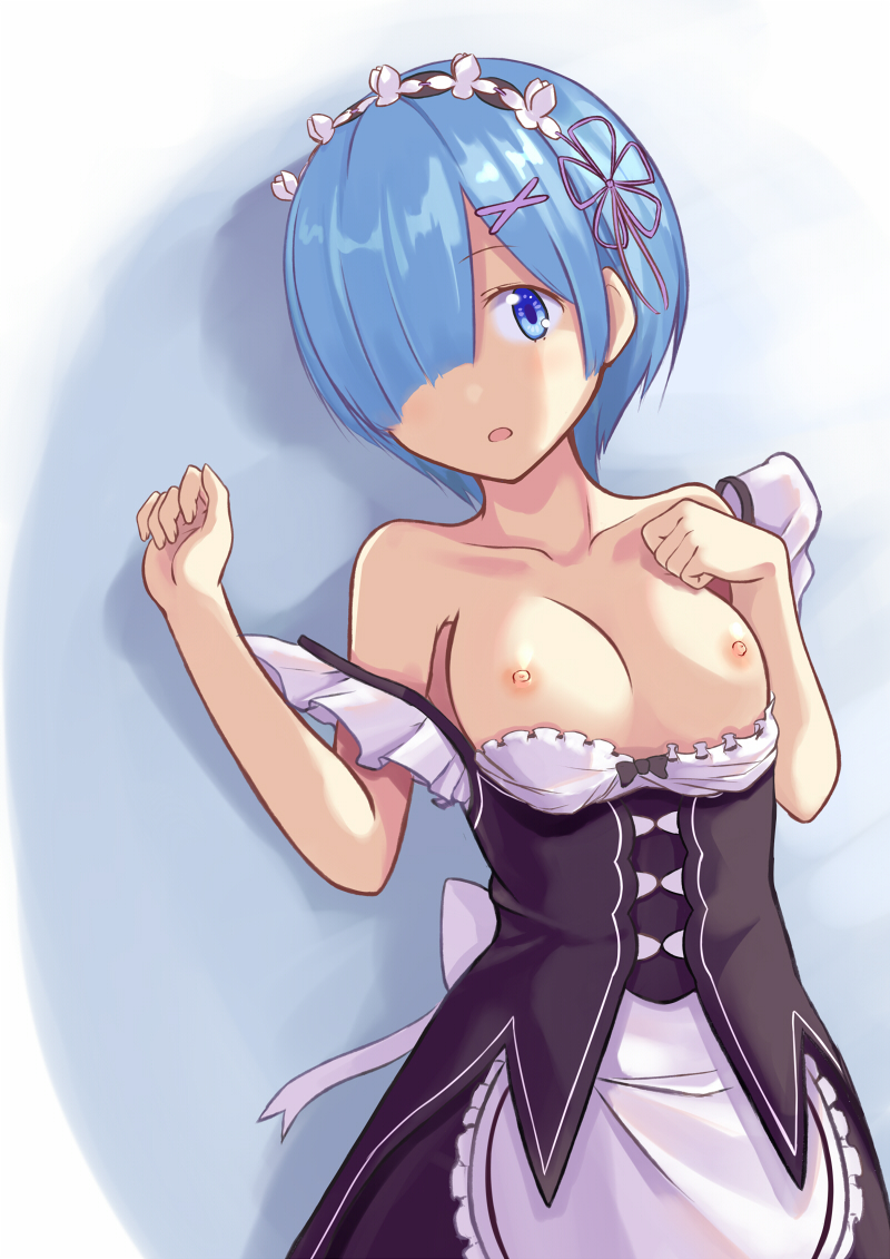 rem (re:zero kara hajimeru isekai seikatsu) drawn by konimaru