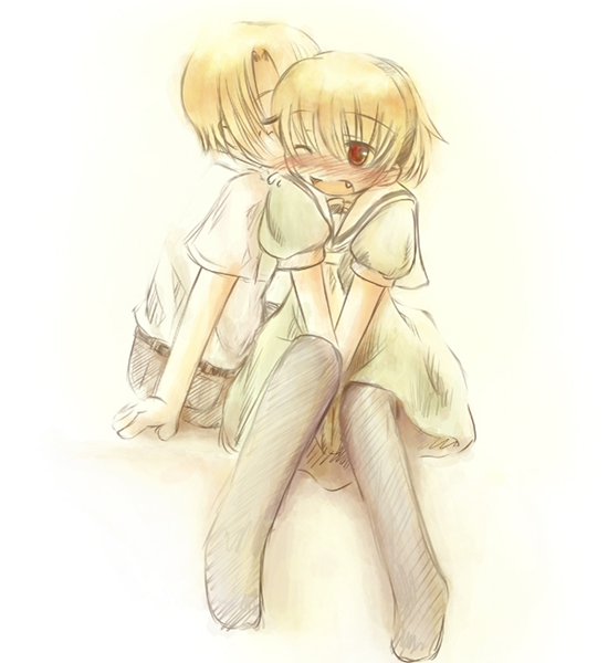 houjou satoko and houjou satoshi (higurashi no naku koro ni)