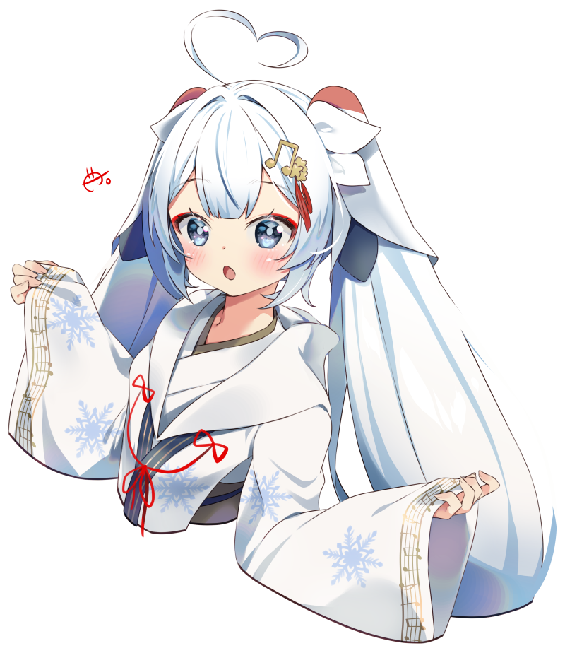 hatsune miku and yuki miku (vocaloid) drawn by arami_o_8