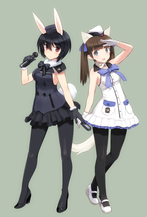 shimohara sadako and georgette lemare (world witches series and 1 more) drawn by shimada_fumikane