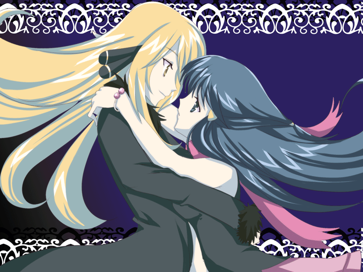 dawn and cynthia (pokemon and 1 more) drawn by nocchi_(noda)