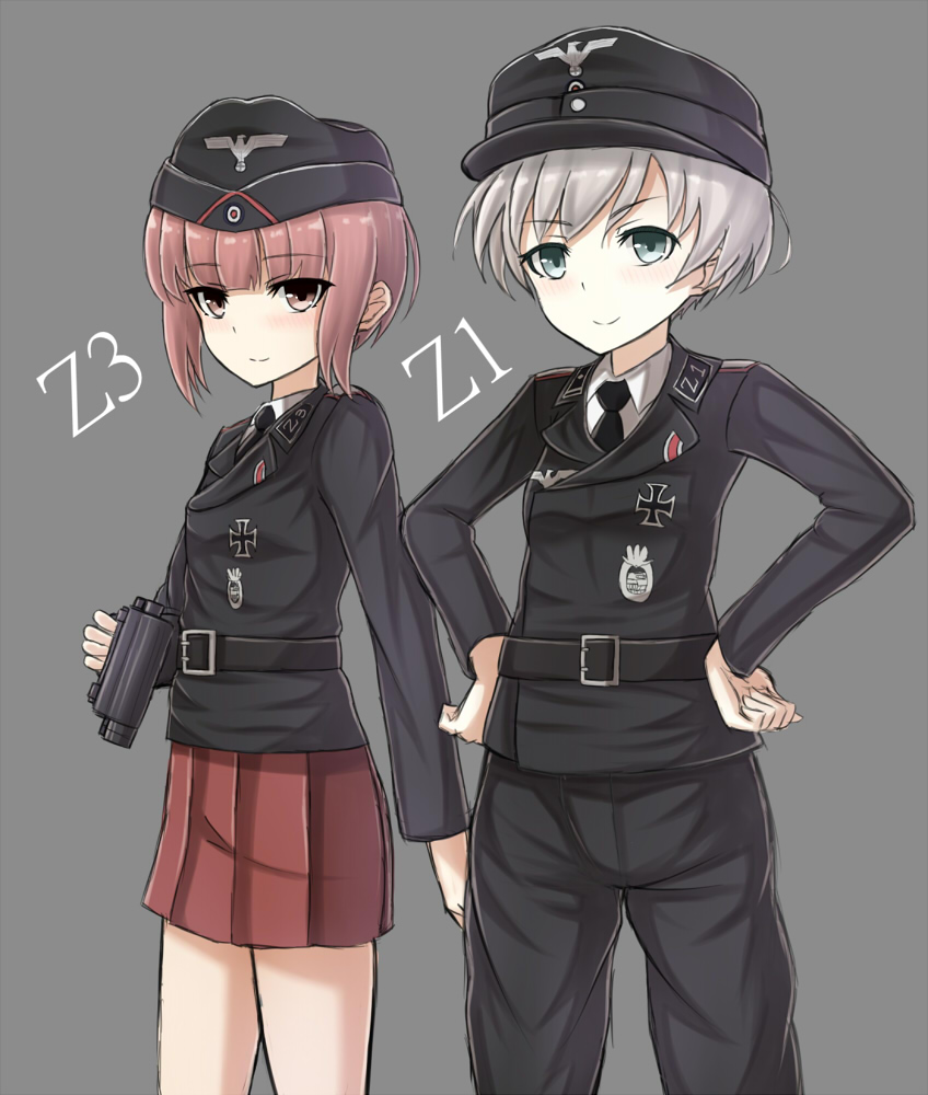 z1 leberecht maass and z3 max schultz (kantai collection) drawn by yakob_labo