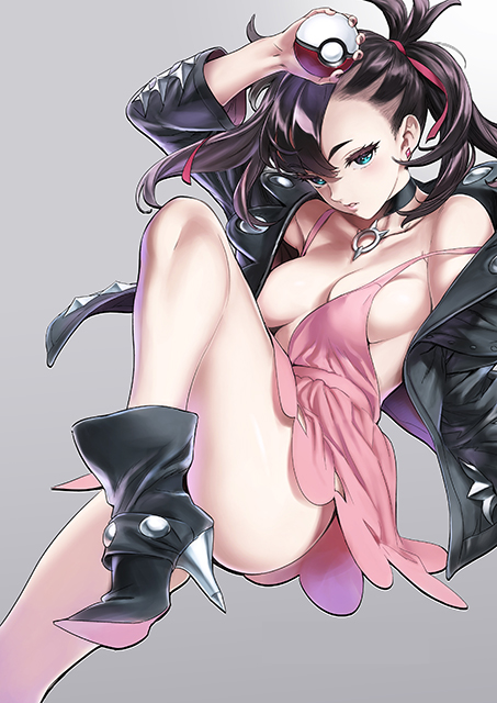 marnie (pokemon and 1 more) drawn by nishieda