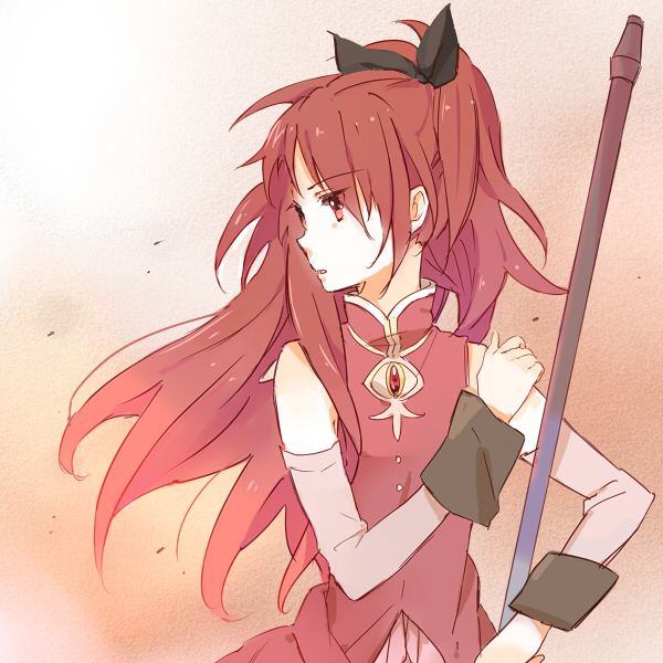 sakura kyoko (mahou shoujo madoka magica) drawn by karuha
