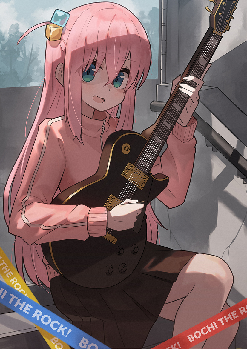 gotoh hitori (bocchi the rock!) drawn by katsu_(katsupainter)