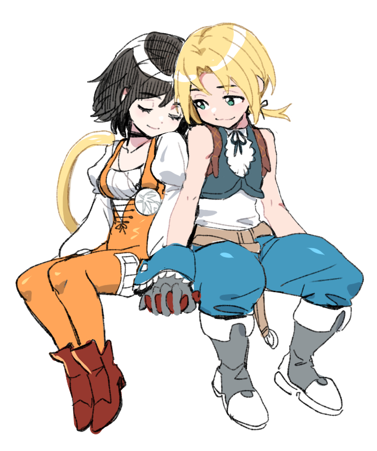 zidane tribal and garnet til alexandros xvii (final fantasy and 1 more) drawn by dede_(qwea_00000)